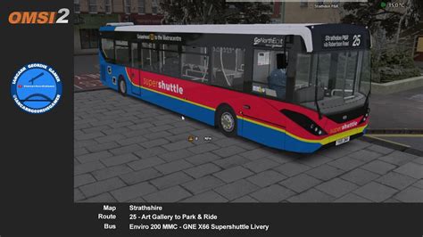 OMSI 2 Strathshire Route 25 New Go North East X66 Livery YouTube