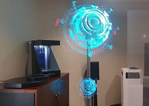 Holographic LED Fan and Video Content, London | Virtual On