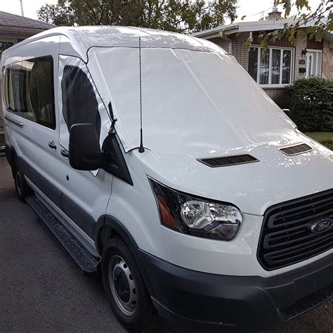 Rolef Front Door Screen And Windshield Cover For Ford Transit Vans