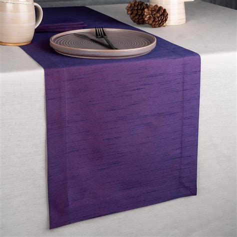 Amazon D Moksha Homes Purple Table Runner 14 X 72 Inch Vegan