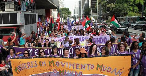 G1 Manifestantes Fazem Ato Pelos Direitos Das Mulheres Na Paulista