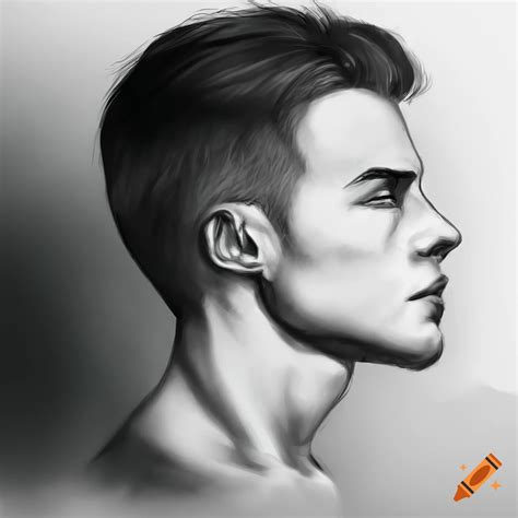 Realistic Man Face Drawing