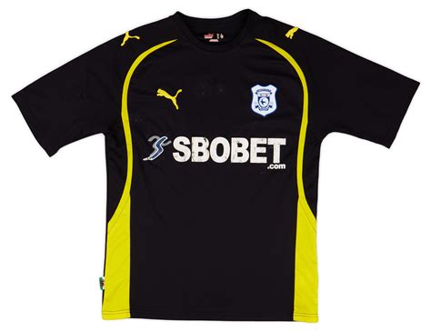 2010 11 Cardiff City Away Shirt Fair 4 10 M