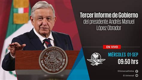 Tercer Informe De Gobierno Del Presidente Andrés Manuel López Obrador