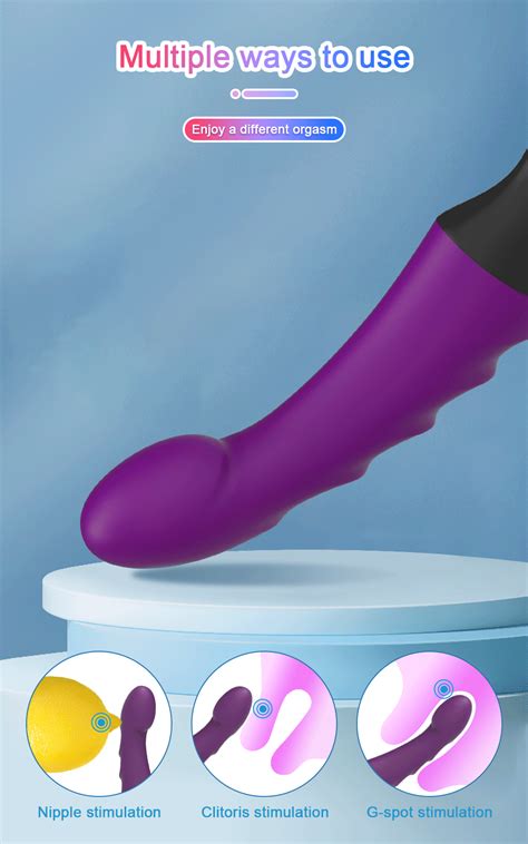 Purple Silicone G Spot Clit Vibrator Best Online Sex Toy Sites For Couples