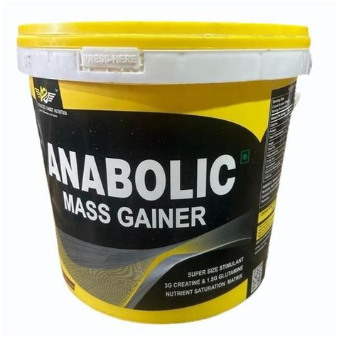 Anabolic Mass Gainer, 5 Kg, Packaging Type: Bucket at ₹ 5000/piece in ...