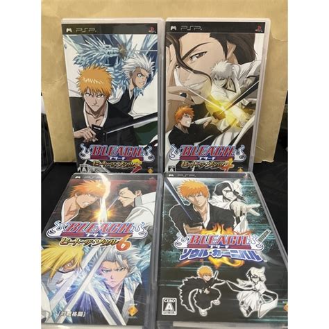 Original Sheet Psp Includes All Regions Bleach Portable Japan Heat