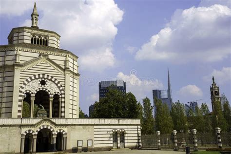 Cimitero Monumentale Historic Cemetery In Milan Italy Stock Photo