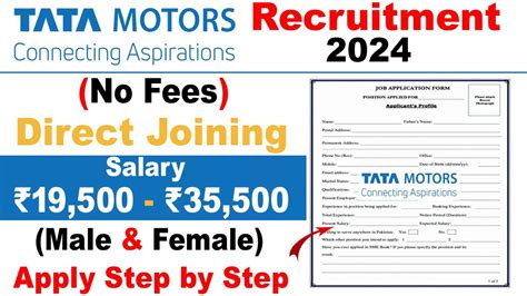 Tata Motors Recruitment Apply Online Tata Motors Job Vacancy