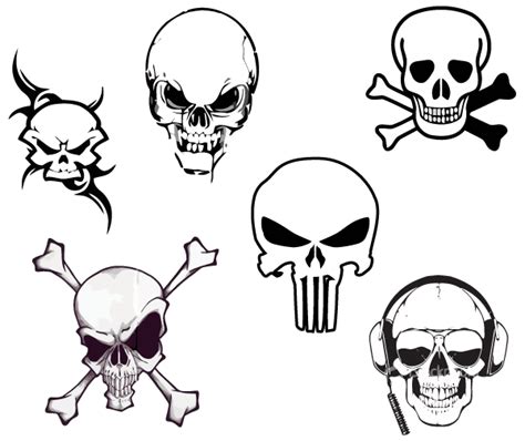 Skull Vector Art Free at Vectorified.com | Collection of Skull Vector ...