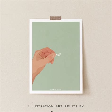 Fuck Print Etsy