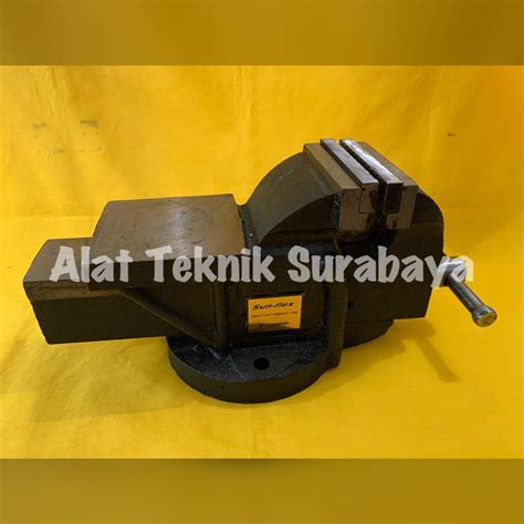 CATOK PARON SUNFLEX HEAVY DUTY 4 INCH INCI RAGUM BESI BENCH VICE SUN