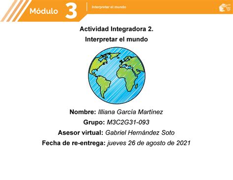 García Martínez Illiana M03S1AI2 Actividad Integradora 2 Interpretar