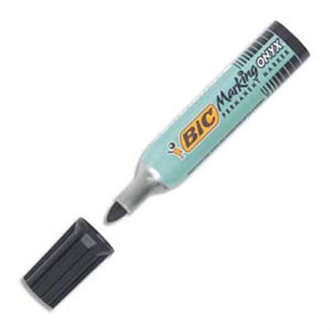 Bic Marqueur Permanent Marking Onyx Pointe Ogive Noir Office