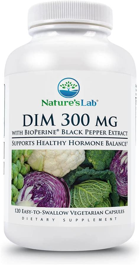 Natures Lab Dim Mg Diindolilmetano Bioperine Apoya Un