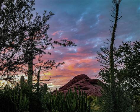 Papago Park Sunset Photograph by Bobbie Delaney | Pixels