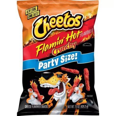 Cheetos Crunchy Flamin Hot Party Size Oz Walmart