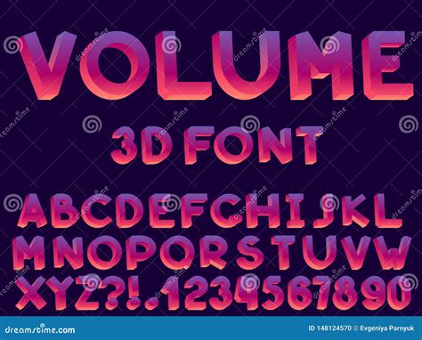 Set Of Vector Abstract Font And Alphabet Stock Vector Illustration Of