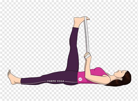 Yoga Paha Bahu Kaki Manusia Latihan Peregangan Ungu Kebugaran Fisik