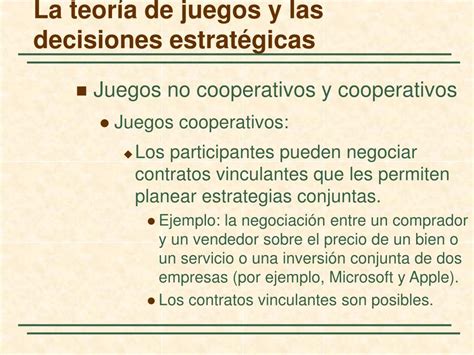 Teoría De Juegos No Cooperativos Ejemplos Varios Ejemplos