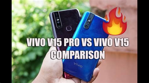 Vivo V15 Pro Vs Vivo V15 What Are The Differences YouTube