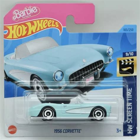 HOT WHEELS 1956 CORVETTE BARBIE The Movie HW SCREEN TIME 9 10