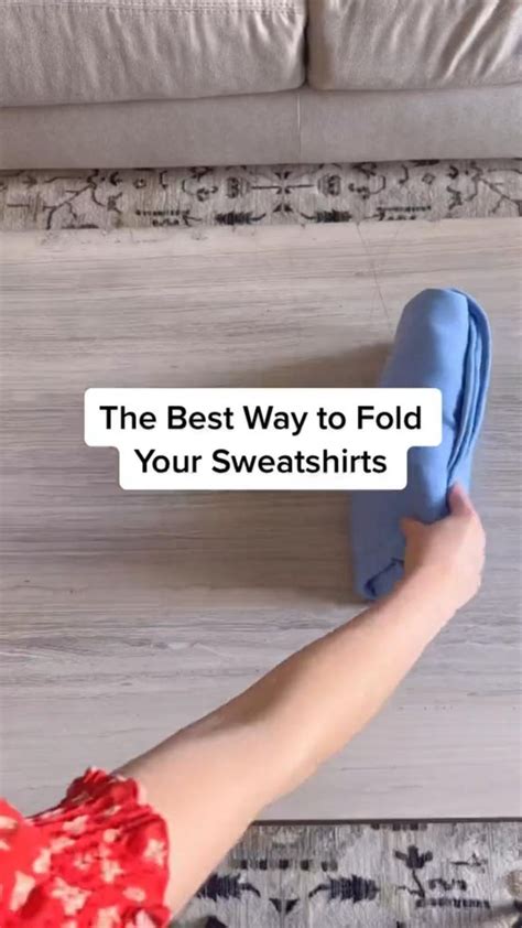 The Best Way To Fold Your Sweatshirts