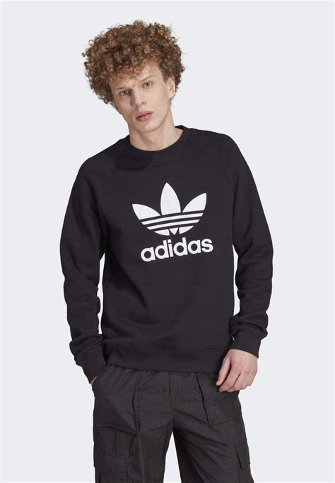 Adidas Originals Adicolor Classics Trefoil Sweatshirt Black Zalando