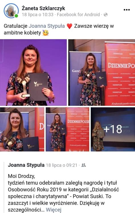 Osobowość roku 2019 Joanna Stypuła