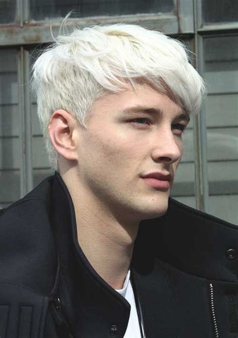 haircutingmachine: White Dye Hair Men