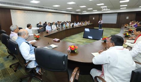 Bjp National President Shri Amit Shah Chaired A Meeting With