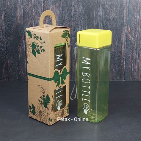 Jual Botol Plastik Ml Tumbler My Bottle Kotak Kemasan Box Tenteng