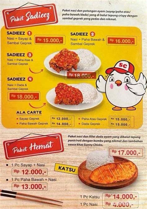 Selalu Diperbarui Menu Sunny Chick Bogor Utara Bogor