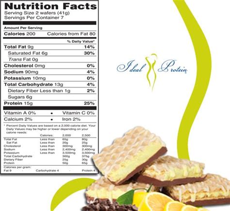 Ideal Protein Nutrition Facts Bar - Nutrition Pics