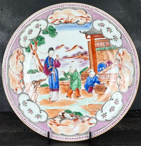 Assiette Famille Rose Porcelaine Palette Catawiki