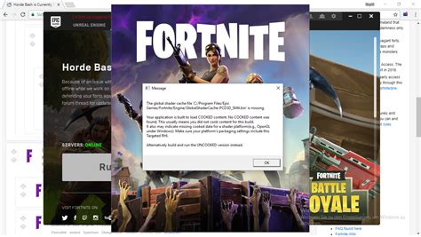 Downloaded the new Patch and this appears... : r/FORTnITE