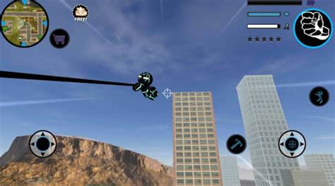 Neon Iron Stickman Rope Hero City Gangstar Mafia Apk Android