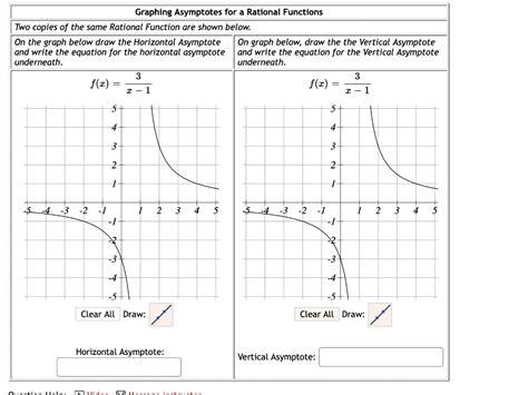 SOLVED Graphing Asymptotes For A Rational Functions Two Copies Of The