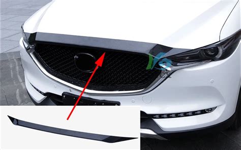 Carbon Fiber Pcs Front Grille Hood Engine Cover Trim For Mazda Cx Cx