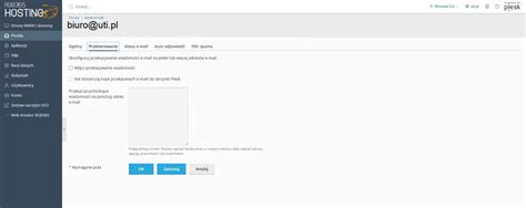Przekierowanie Poczty Na Inny Adres E Mail Centrum Obs Ugi Klienta Uti Pl