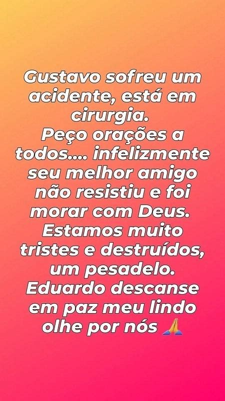 Gustavo Corasini ator de Pantanal é atropelado e passa por cirurgia