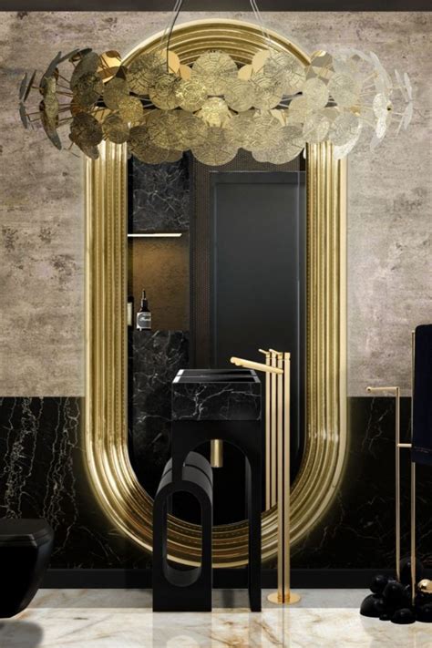 This Elegantly Luxurious Bathroom For Two Makes A Stunning Statement Of