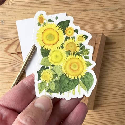 Sunflower Garden Sticker — My Giant Strawberry: Creative Joy ...