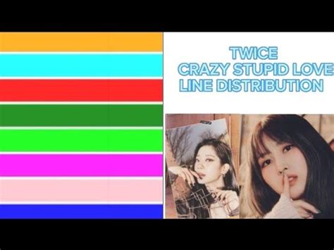 Twice Crazy Stupid Love Line Distribution Update Youtube