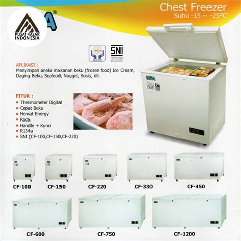 Jual Rsa Chest Freezer Segala Ukuran Cf L Kota Medan