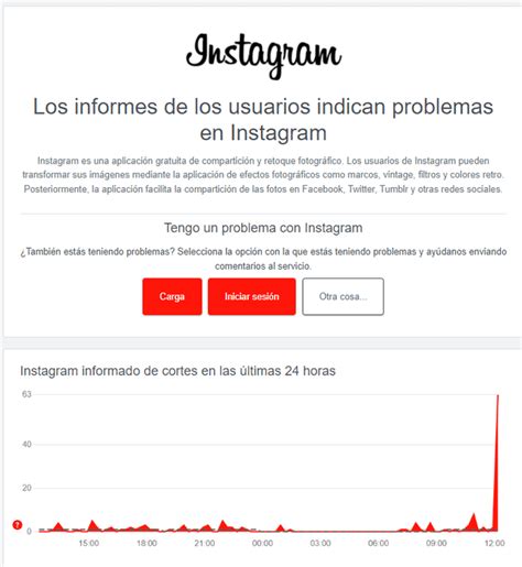 Instagram Usuarios Reportan Ca Da Y Fallas De La Red Social Facebook