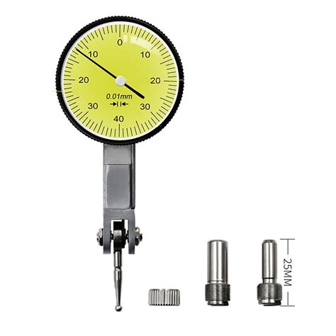 0 0 8mm Dial Gauge Test Indicator Dial Test Comparator With Dovetail