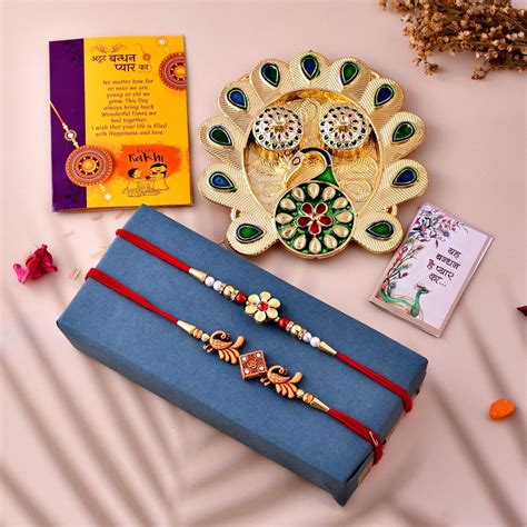 Craftvatika Rakhi Gift Combo Set Of For Brother Bhaiya Boy Men With