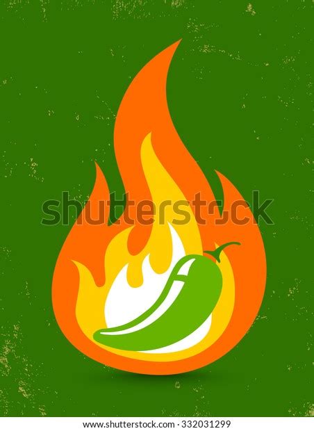 Vintage Vector Illustration Hot Jalapeno Pepper Stock Vector Royalty Free 332031299 Shutterstock