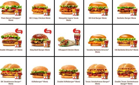 Burger King Menü Fiyatları Tr